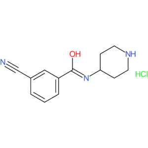3-Cyano-N-piperidin-4-yl-benzamide hydrochloride