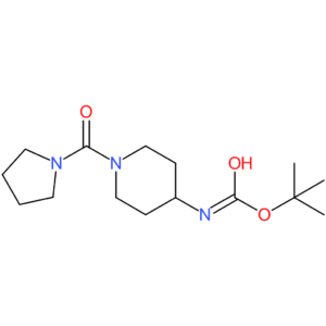 tert-Butyl 1-(pyrrolidine-1-carbonyl)piperidin-4-ylcarbamate