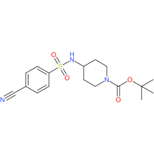 tert-Butyl 4-(4-cyanobenzenesulfonylamino)piperidine-1-carboxylate