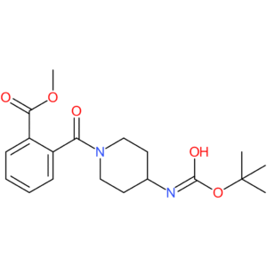 Methyl 2-[4-(tert-butoxycarbonylamino)piperidine-1-carbonyl]benzoate