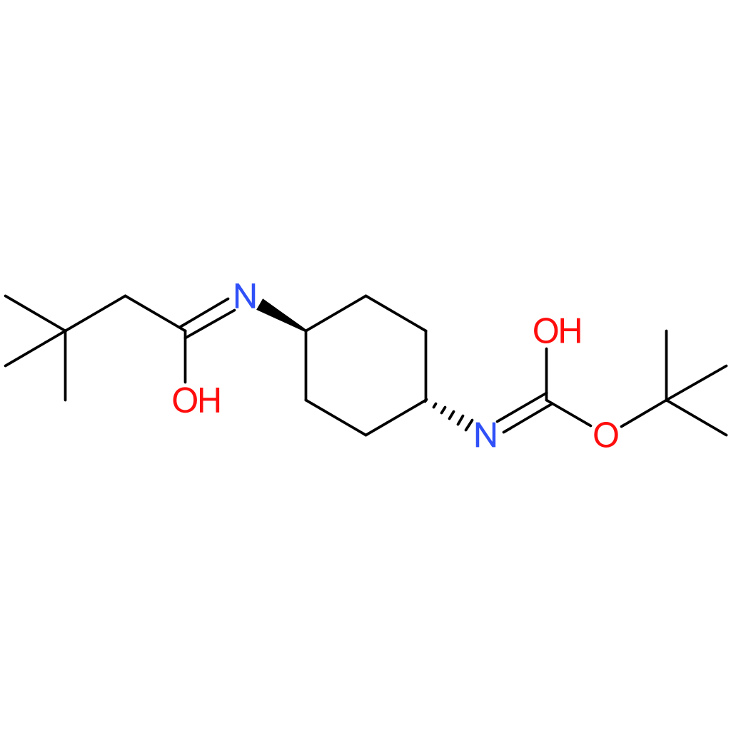 tert-Butyl (1R*,4R*)-4-(3,3-dimethylbutanamido)cyclohexylcarbamate