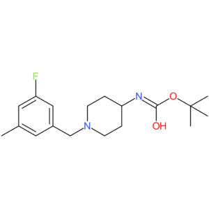 tert-Butyl 1-(3-fluoro-5-methylbenzyl)piperidin-4-ylcarbamate