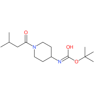 tert-Butyl 1-(3-methylbutanoyl)piperidin-4-ylcarbamate