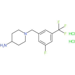 1-[3-Fluoro-5-(trifluoromethyl)benzyl]piperidin-4-amine dihydrochloride