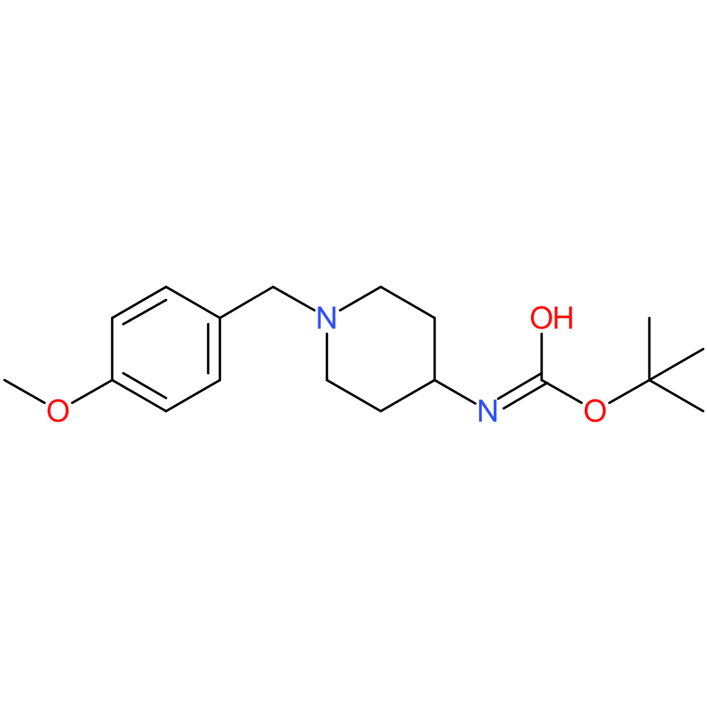 tert-Butyl 1-(4-methoxybenzyl)piperidin-4-ylcarbamate