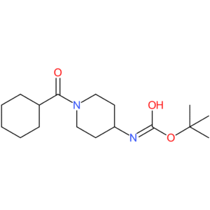 tert-Butyl 1-(cyclohexanecarbonyl)piperidin-4-ylcarbamate