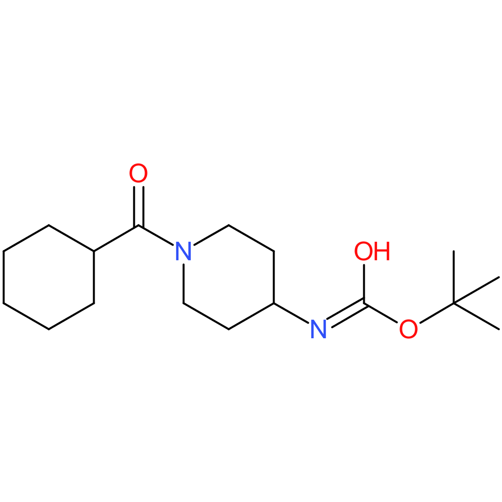 tert-Butyl 1-(cyclohexanecarbonyl)piperidin-4-ylcarbamate