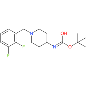 tert-Butyl 1-(2,3-difluorobenzyl)piperidin-4-ylcarbamate