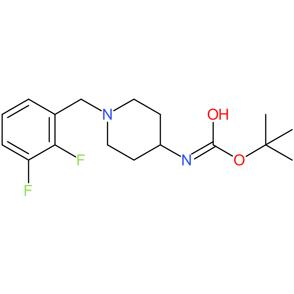 tert-Butyl 1-(2,3-difluorobenzyl)piperidin-4-ylcarbamate