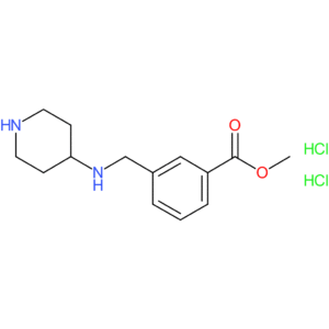 Methyl 3-[(piperidin-4-ylamino)methyl]benzoate dihydrochloride