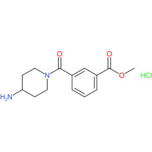 Methyl 3-(4-aminopiperidine-1-carbonyl)benzoate hydrochloride