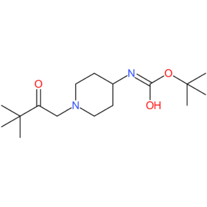 tert-Butyl 1-(3,3-dimethyl-2-oxobutyl)piperidin-4-ylcarbamate
