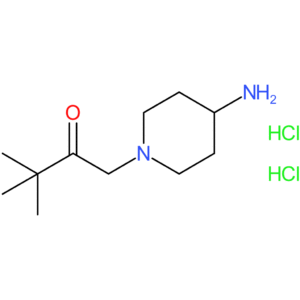 1-(4-Aminopiperidin-1-yl)-3,3-dimethylbutan-2-one dihydrochloride