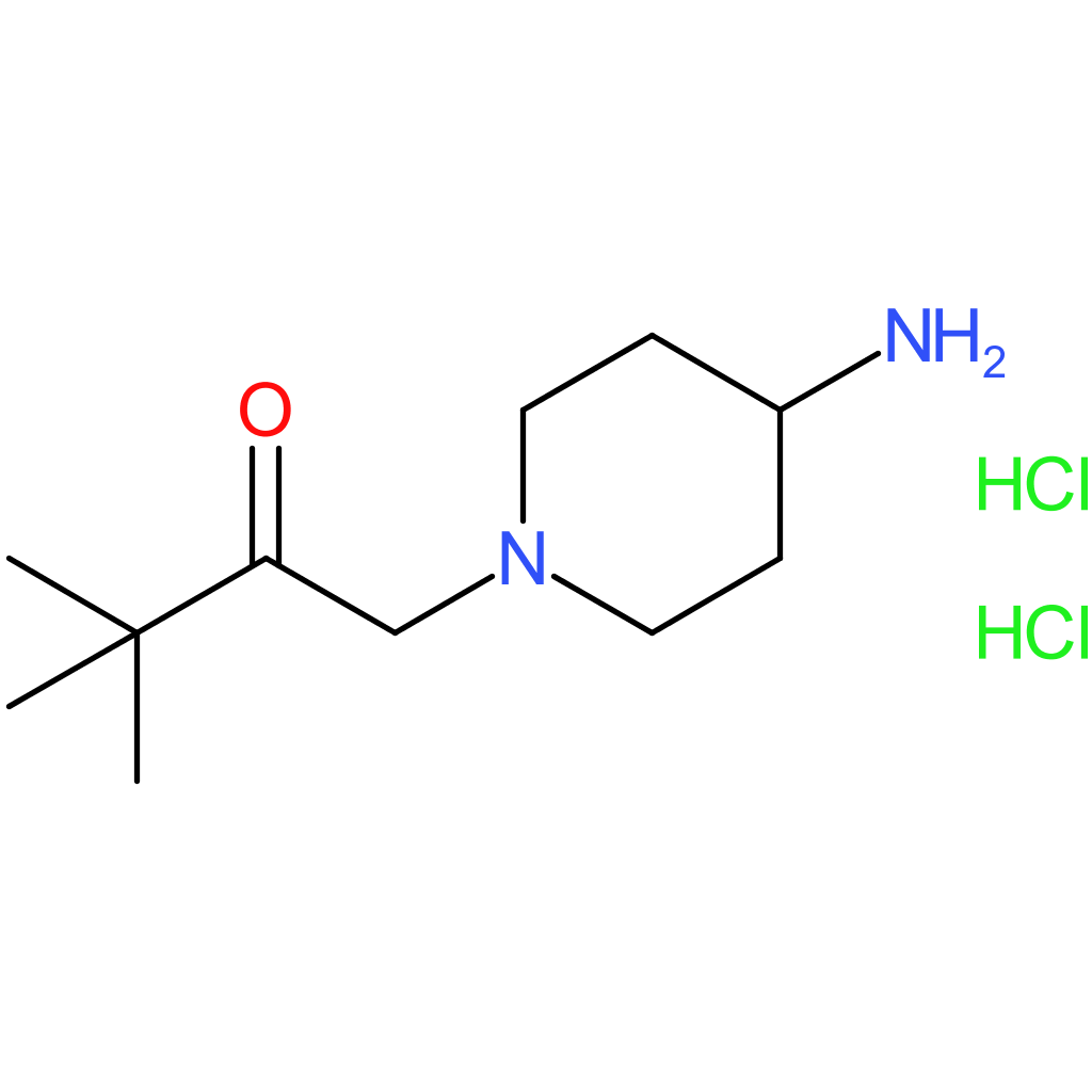 1-(4-Aminopiperidin-1-yl)-3,3-dimethylbutan-2-one dihydrochloride