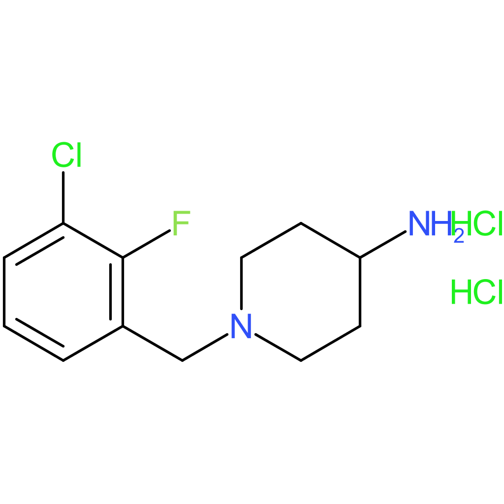 1-(3-Chloro-2-fluorobenzyl)piperidin-4-amine dihydrochloride