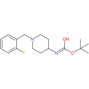 tert-Butyl 1-(2-fluorobenzyl)piperidin-4-ylcarbamate