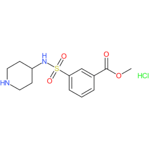 Methyl 3-[(piperidin-4-yl)sulfamoyl]benzoate hydrochloride