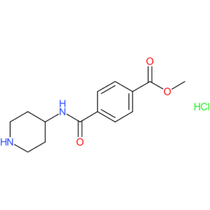 Methyl 4-(piperidin-4-ylcarbamoyl)benzoate hydrochloride