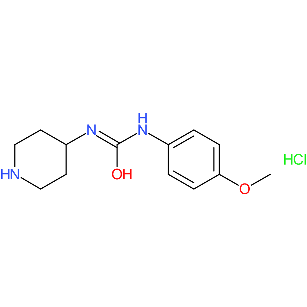 1-(4-Methoxyphenyl)-3-(piperidin-4-yl)urea hydrochloride