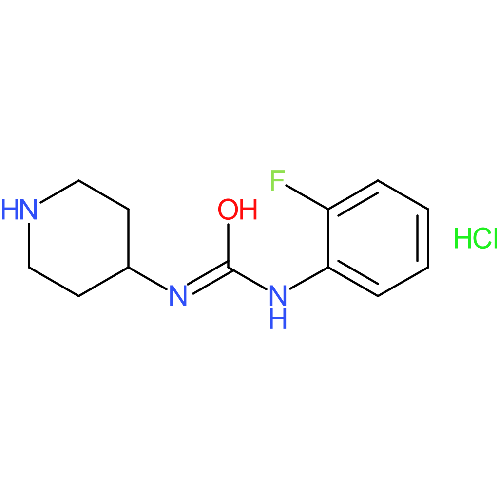 1-(2-Fluorophenyl)-3-(piperidin-4-yl)urea hydrochloride