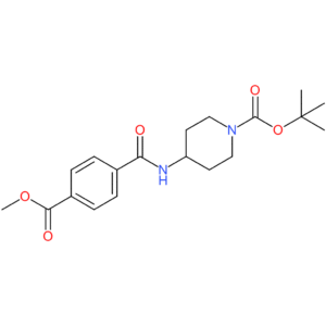 tert-Butyl 4-[4-(methoxycarbonyl)benzamido]piperidine-1-carboxylate