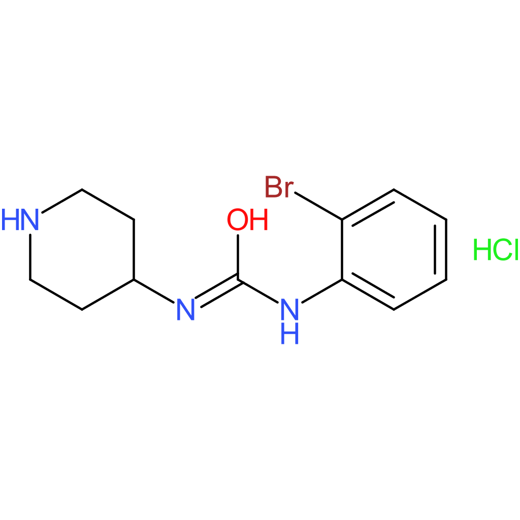 1-(2-Bromophenyl)-3-(piperidin-4-yl)urea hydrochloride