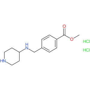 Methyl 4-[(piperidine-4-ylamino)methyl]benzoate dihydrochloride