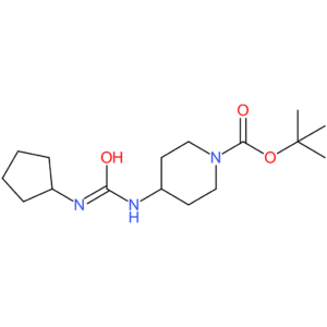 tert-Butyl 4-(3-cyclopentylureido)piperidine-1-carboxylate