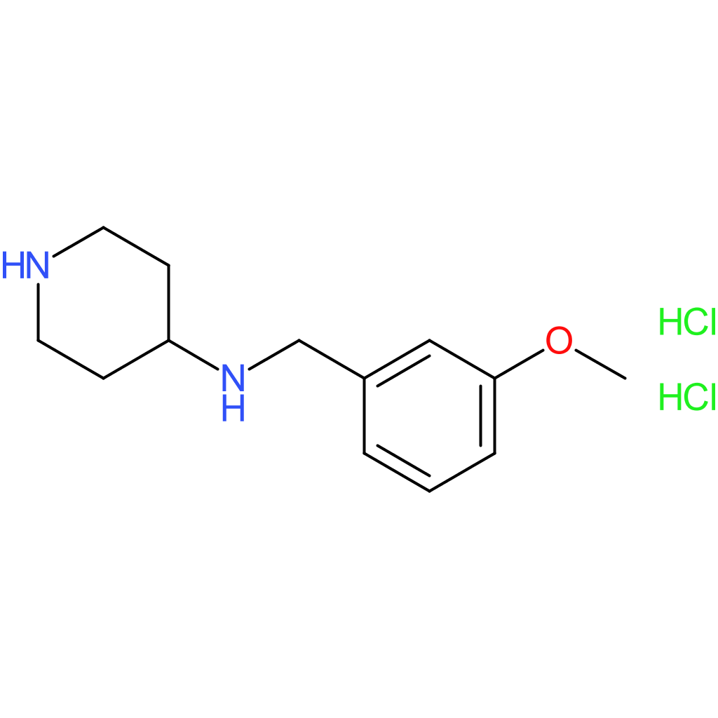N-(3-Methoxybenzyl)piperidine-4-amine dihydrochloride