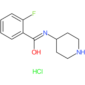 2-Fluoro-N-(piperidin-4-yl)benzamide hydrochloride