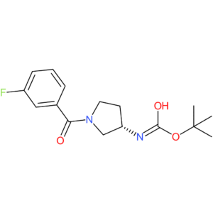 (S)-tert-Butyl 1-(3-fluorobenzoyl)pyrrolidin-3-ylcarbamate