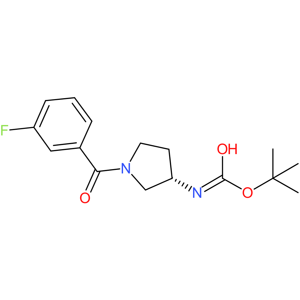 (S)-tert-Butyl 1-(3-fluorobenzoyl)pyrrolidin-3-ylcarbamate