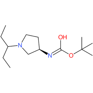 (R)-tert-Butyl 1-(pentan-3-yl)pyrrolidin-3-ylcarbamate