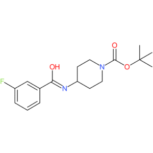 tert-Butyl 4-(3-fluorobenzamido)piperidine-1-carboxylate