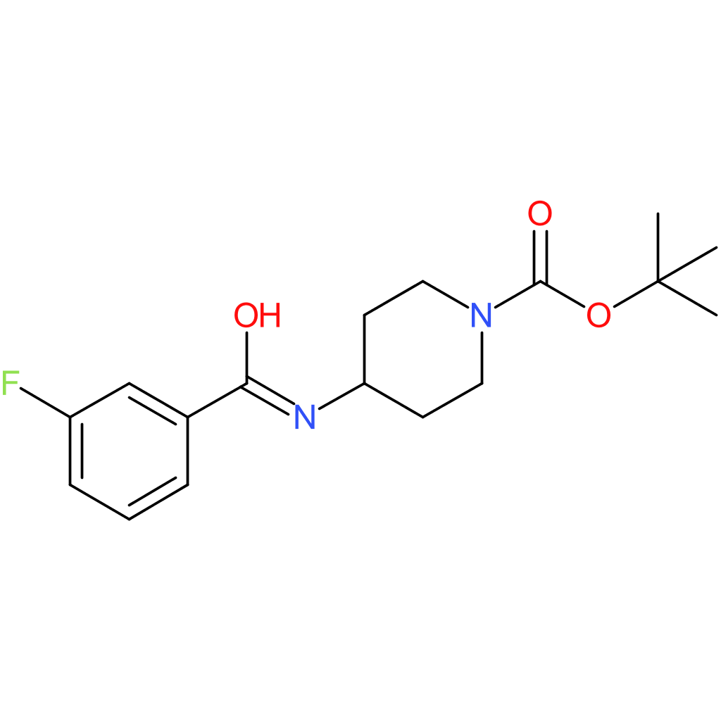 tert-Butyl 4-(3-fluorobenzamido)piperidine-1-carboxylate
