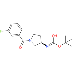 (R)-tert-Butyl 1-(3-fluorobenzoyl)pyrrolidin-3-ylcarbamate