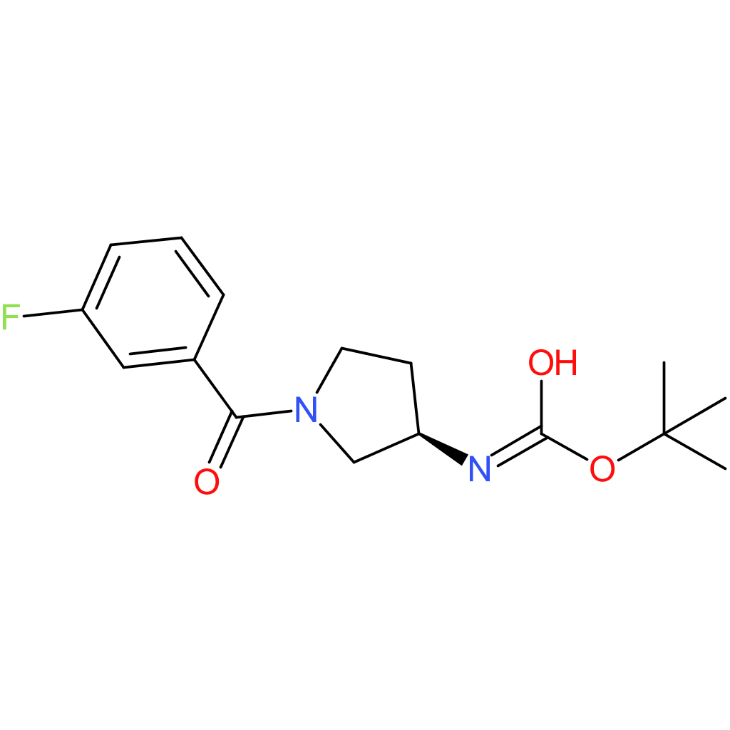 (R)-tert-Butyl 1-(3-fluorobenzoyl)pyrrolidin-3-ylcarbamate