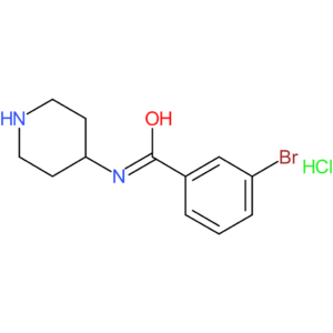 3-Bromo-N-(piperidin-4-yl)benzamide hydrochloride