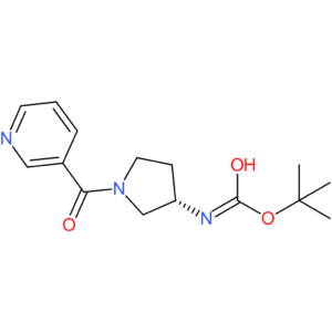 (S)-tert-Butyl 1-nicotinoylpyrrolidin-3-ylcarbamate