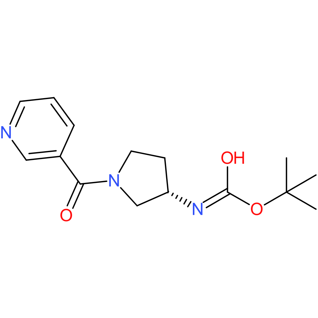 (S)-tert-Butyl 1-nicotinoylpyrrolidin-3-ylcarbamate