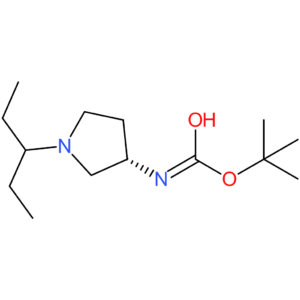 (S)-tert-Butyl 1-(pentan-3-yl)pyrrolidin-3-ylcarbamate
