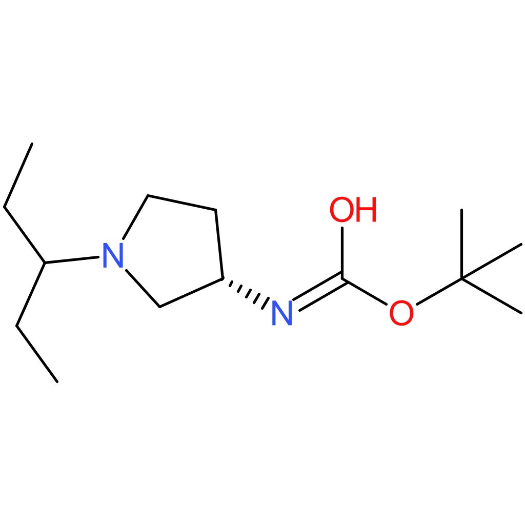 (S)-tert-Butyl 1-(pentan-3-yl)pyrrolidin-3-ylcarbamate