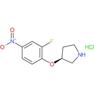 (S)-3-(2-Fluoro-4-nitrophenoxy)pyrrolidine hydrochloride