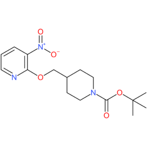 tert-Butyl 4-[(3-nitropyridin-2-yloxy)methyl]piperidine-1-carboxylate