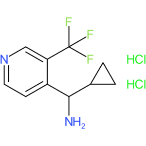 Cyclopropyl[3-(trifluoromethyl)pyridin-4-yl]methanamine dihydrochloride