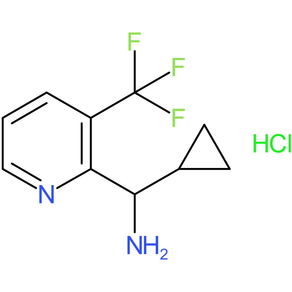 Cyclopropyl[3-(trifluoromethyl)pyridin-2-yl]methanamine hydrochloride