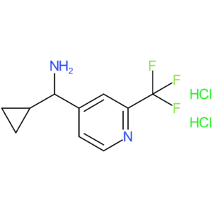 Cyclopropyl[2-(trifluoromethyl)pyridin-4-yl]methanamine dihydrochloride