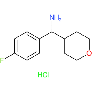 (4-Fluorophenyl)(tetrahydro-2H-pyran-4-yl)methanamine hydrochloride
