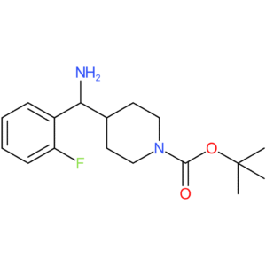 tert-Butyl 4-[amino(2-fluorophenyl)methyl]piperidine-1-carboxylate