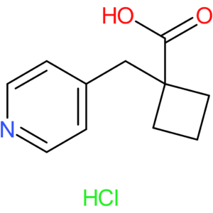 1-(Pyridin-4-ylmethyl)cyclobutanecarboxylic acid hydrochloride